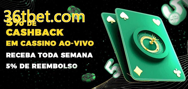 Promoções do cassino ao Vivo 36tbet.com